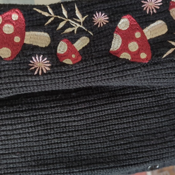 Hot Topic Mushroom Floral Embroidered Cardigan - Picture 10 of 13